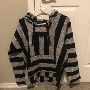 Baja poncho hoodie